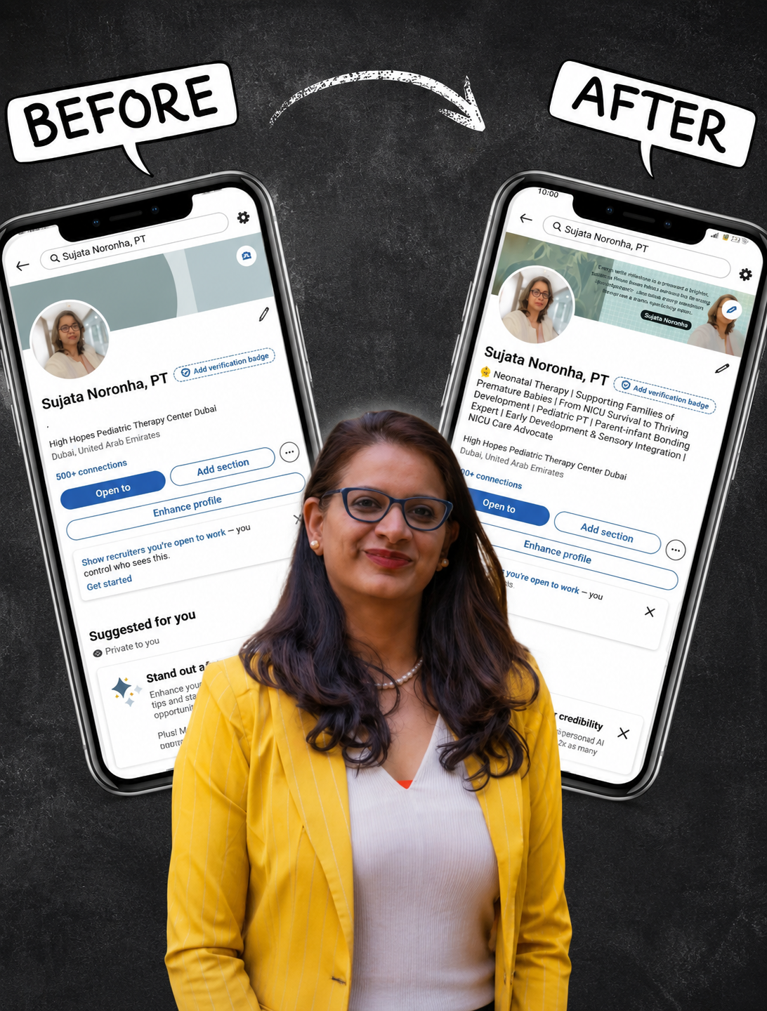 LinkedIn profile transformation 1