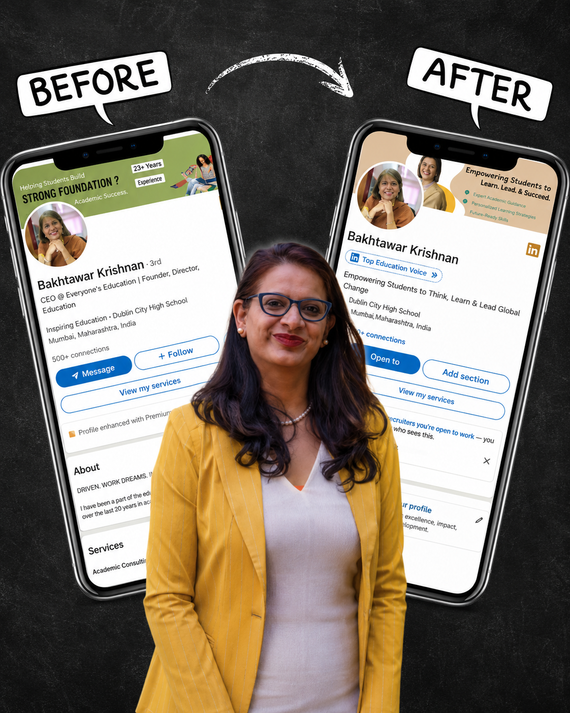 LinkedIn profile transformation 3